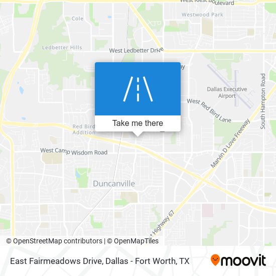 Mapa de East Fairmeadows Drive