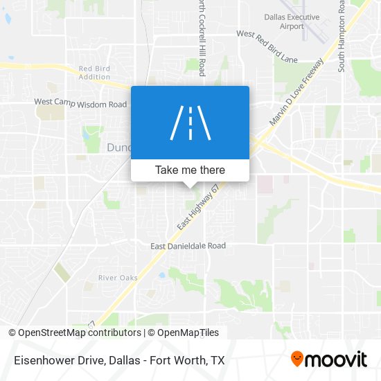 Eisenhower Drive map