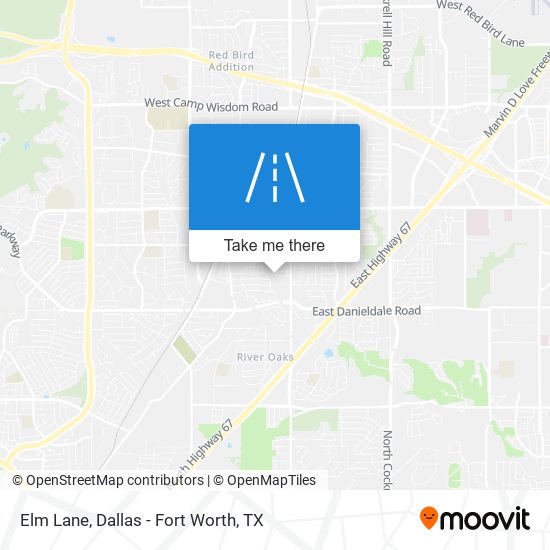 Mapa de Elm Lane