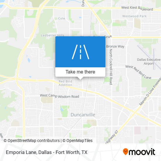 Emporia Lane map