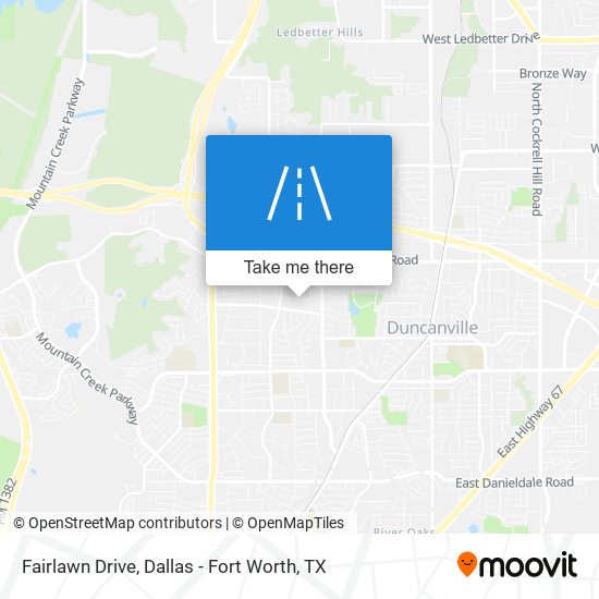 Fairlawn Drive map