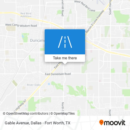 Gable Avenue map