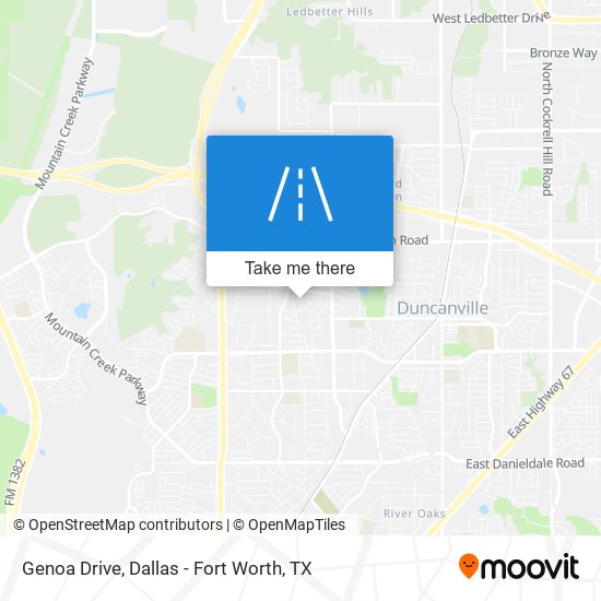 Genoa Drive map