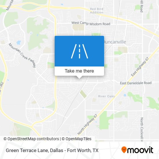 Green Terrace Lane map