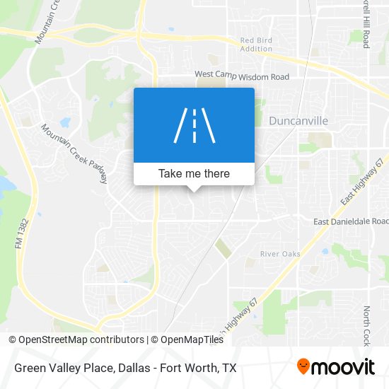 Mapa de Green Valley Place