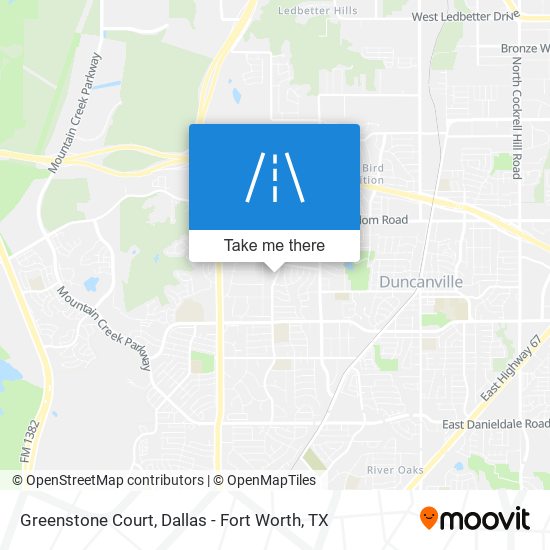 Greenstone Court map