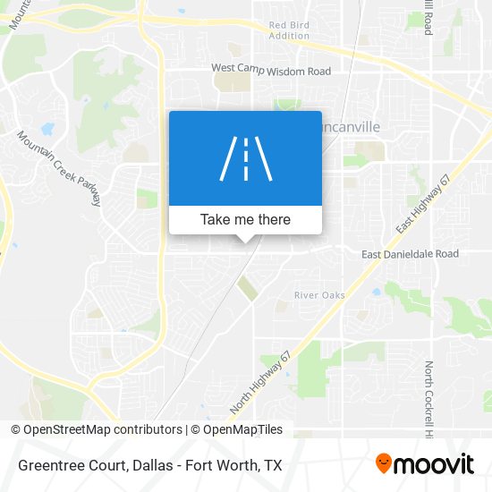 Greentree Court map