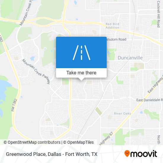 Greenwood Place map