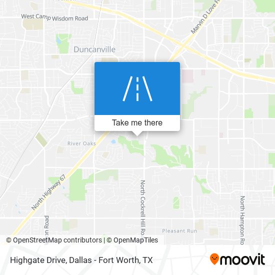 Mapa de Highgate Drive
