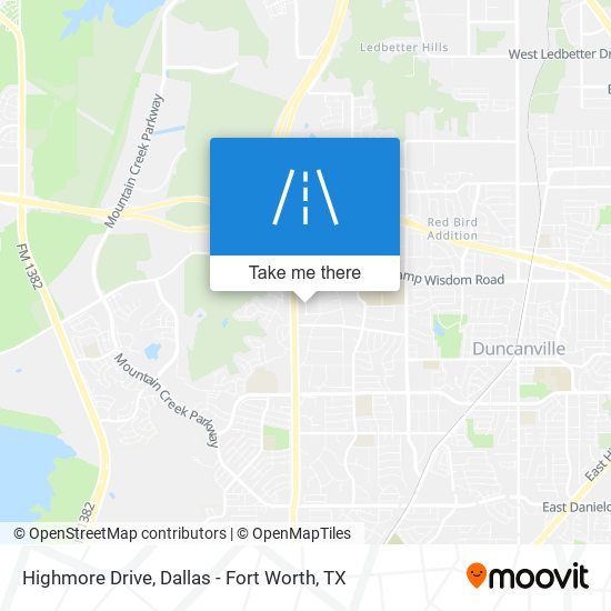 Highmore Drive map