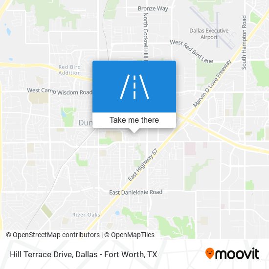 Hill Terrace Drive map