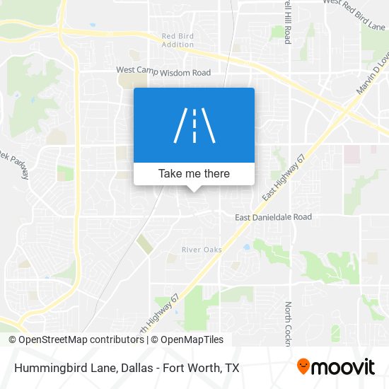 Mapa de Hummingbird Lane