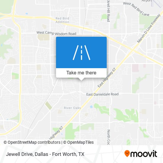 Jewell Drive map
