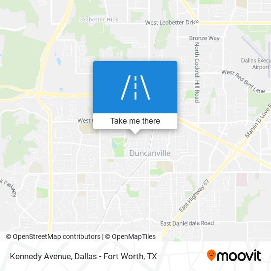 Kennedy Avenue map
