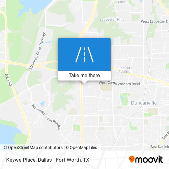 Keywe Place map