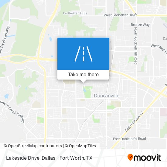 Lakeside Drive map