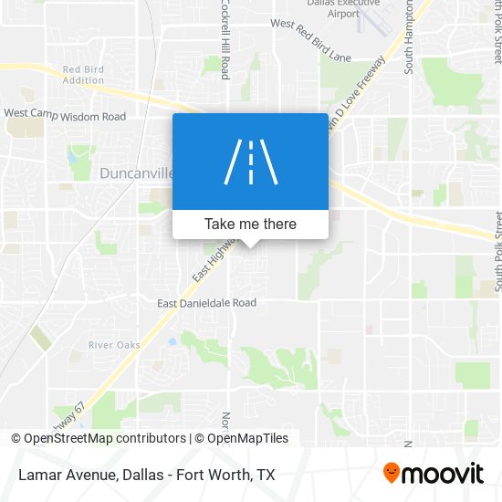 Mapa de Lamar Avenue