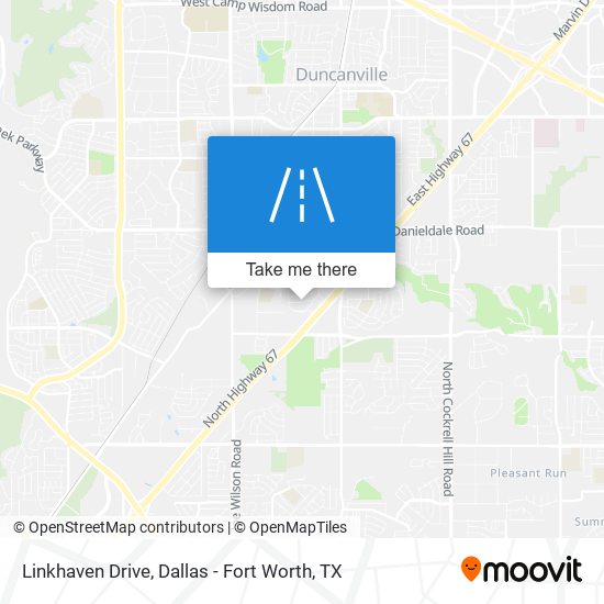 Linkhaven Drive map