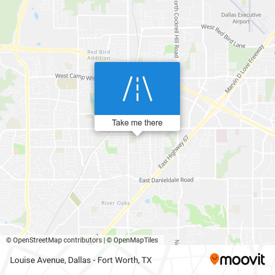 Louise Avenue map