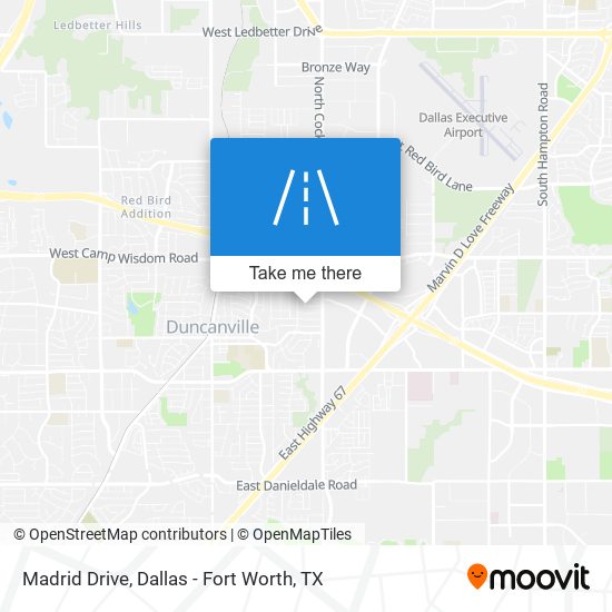 Madrid Drive map