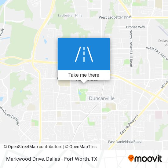 Markwood Drive map