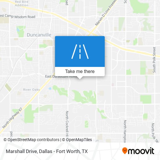 Marshall Drive map