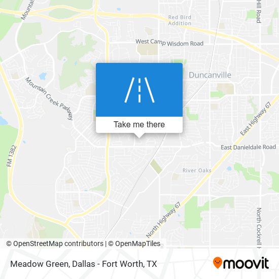 Meadow Green map