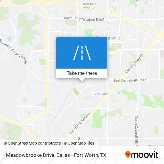 Meadowbrooke Drive map