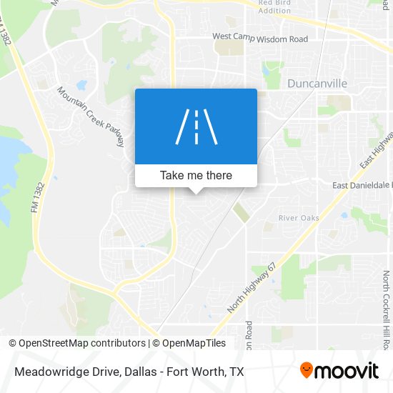 Meadowridge Drive map