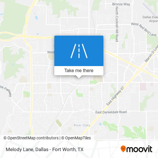 Melody Lane map