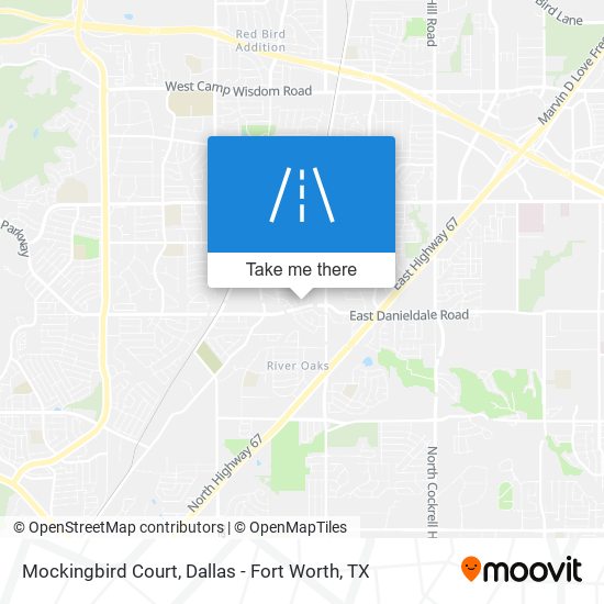 Mockingbird Court map