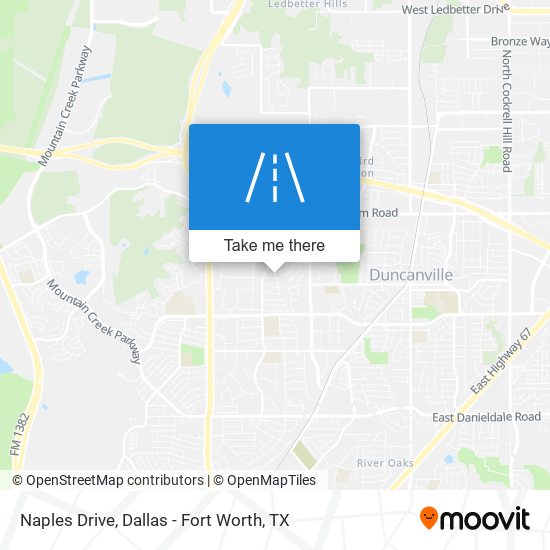 Naples Drive map
