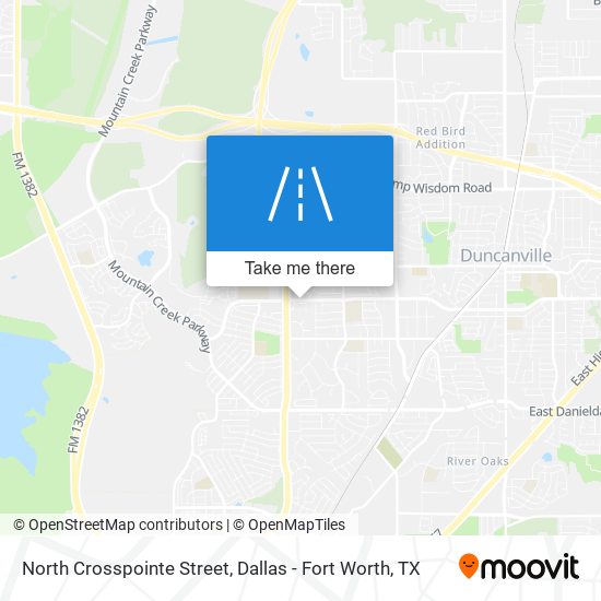 Mapa de North Crosspointe Street