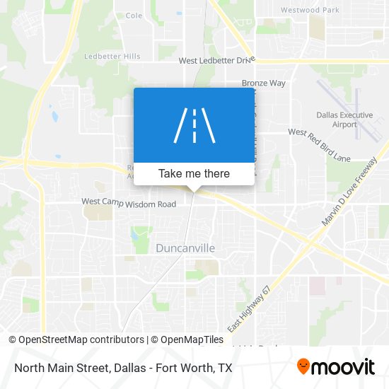 North Main Street map