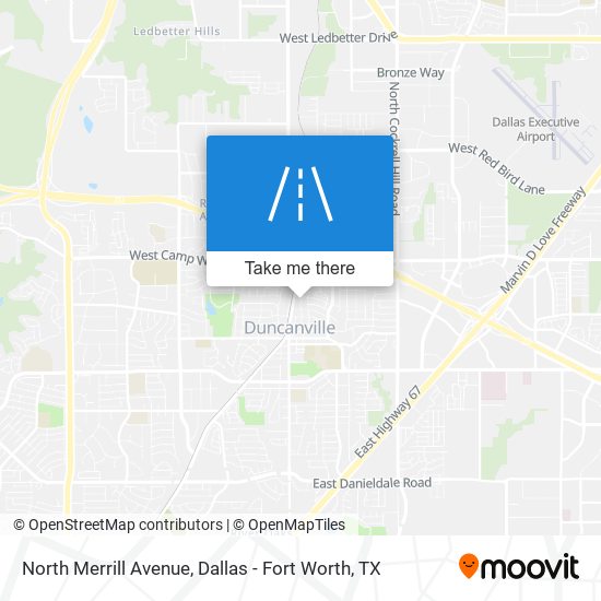 Mapa de North Merrill Avenue