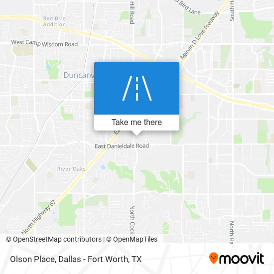 Olson Place map