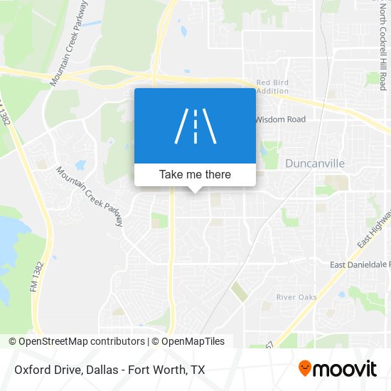 Mapa de Oxford Drive