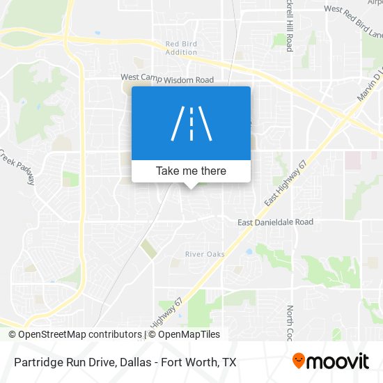 Mapa de Partridge Run Drive