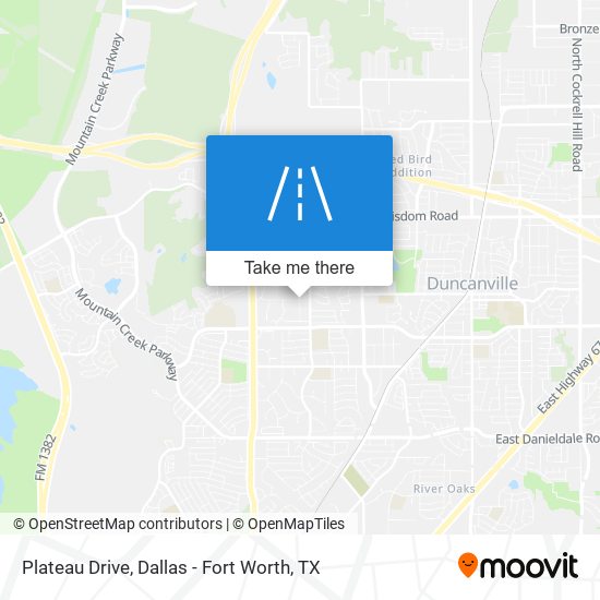 Mapa de Plateau Drive