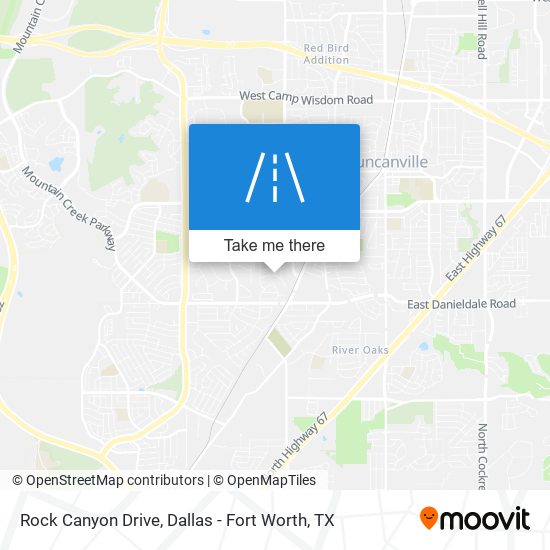 Mapa de Rock Canyon Drive