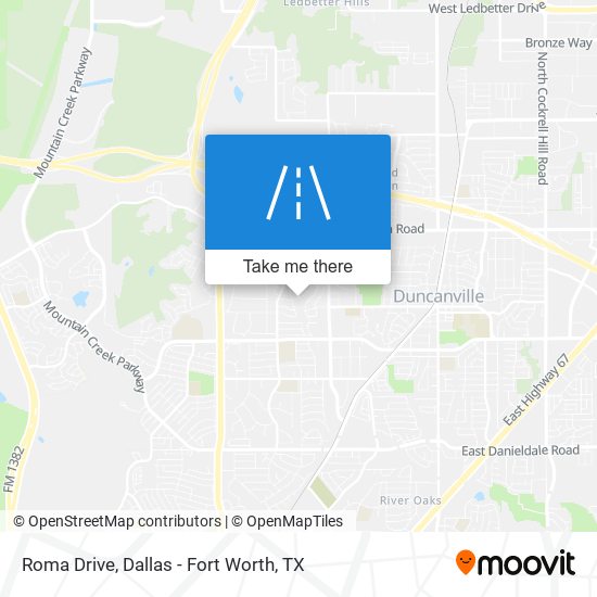 Roma Drive map