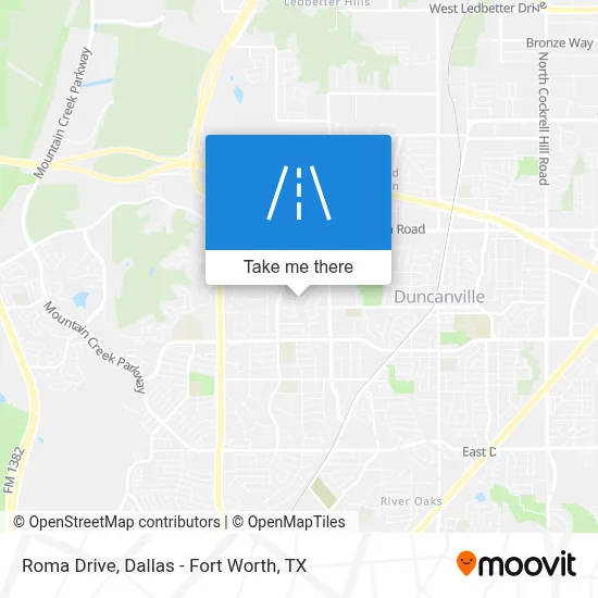 Roma Drive map