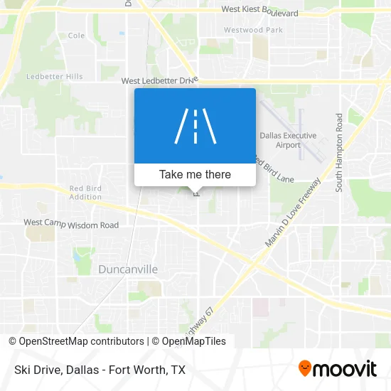 Ski Drive map