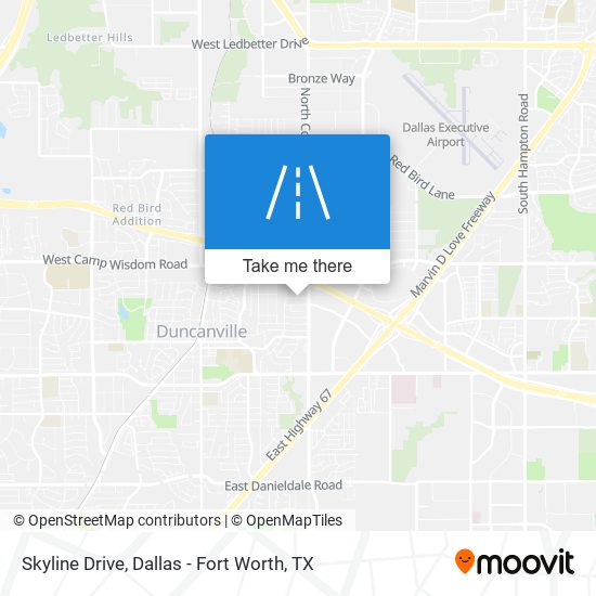 Mapa de Skyline Drive
