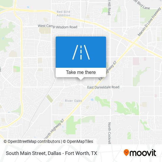 Mapa de South Main Street