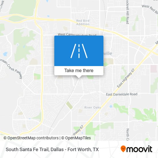 Mapa de South Santa Fe Trail