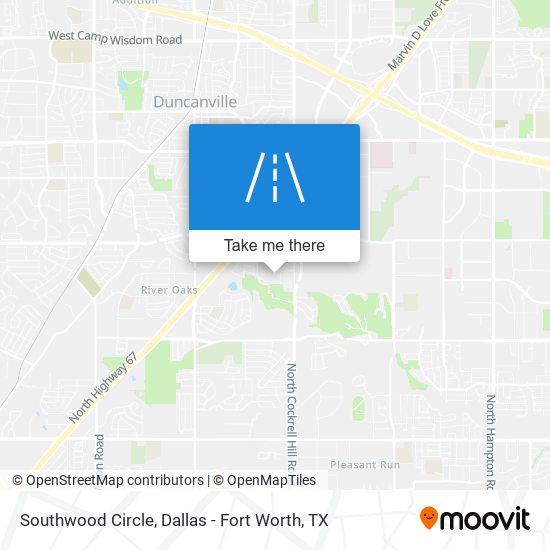 Mapa de Southwood Circle