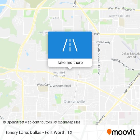 Tenery Lane map