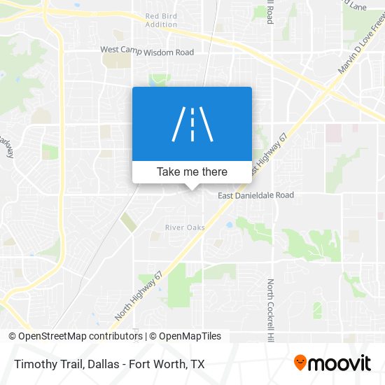 Timothy Trail map