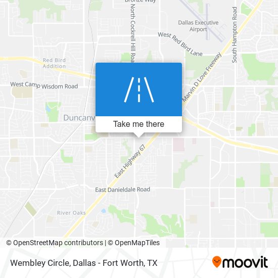 Mapa de Wembley Circle